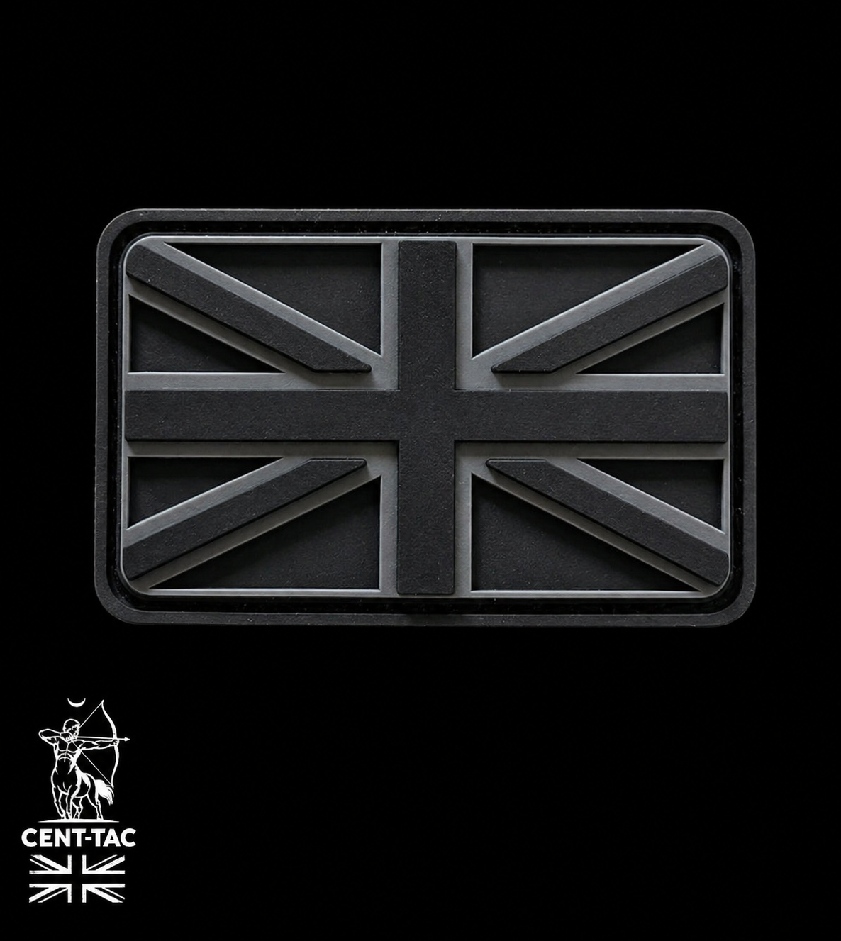 Cent-tac Black Union Jack